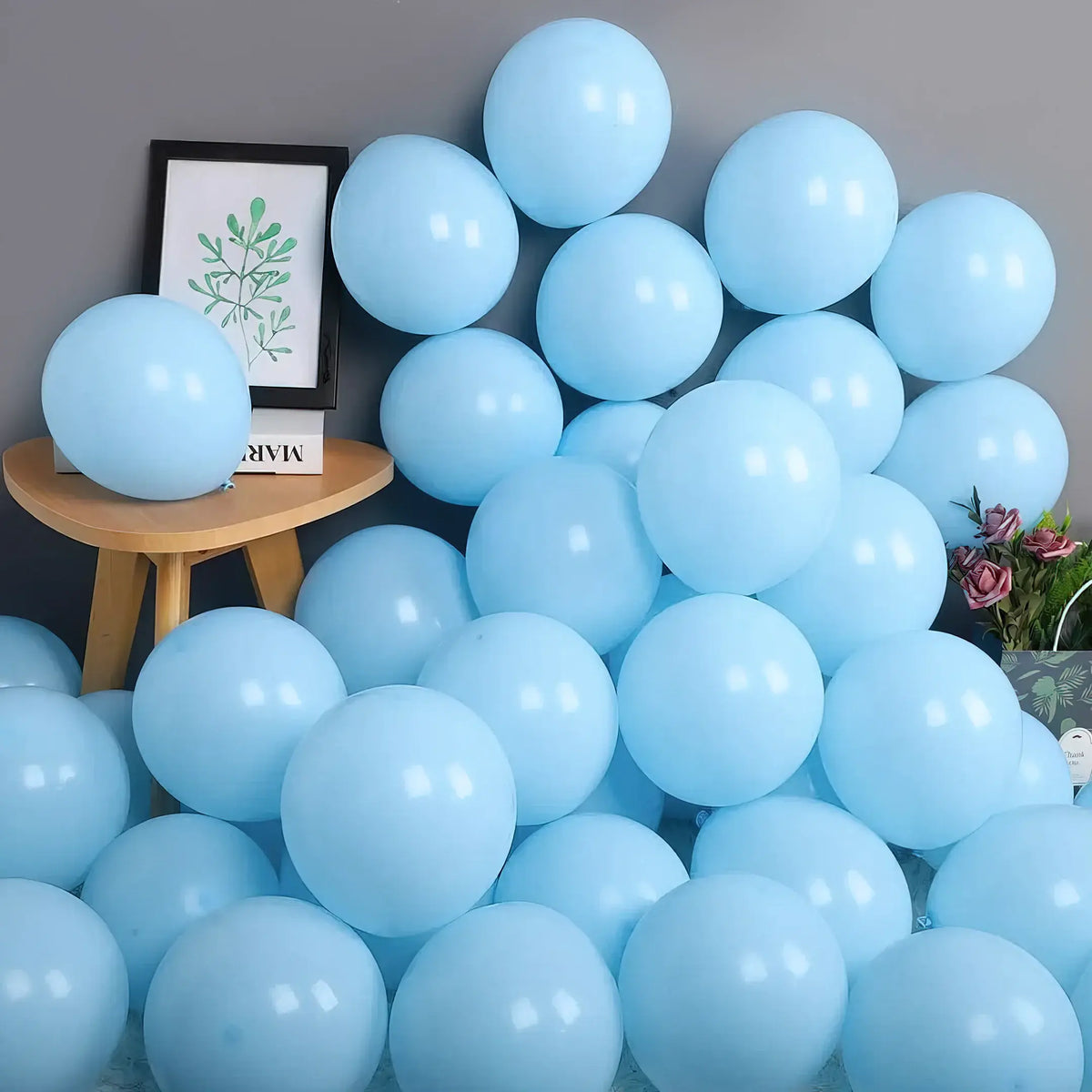 Pastel Balloons Sparkles