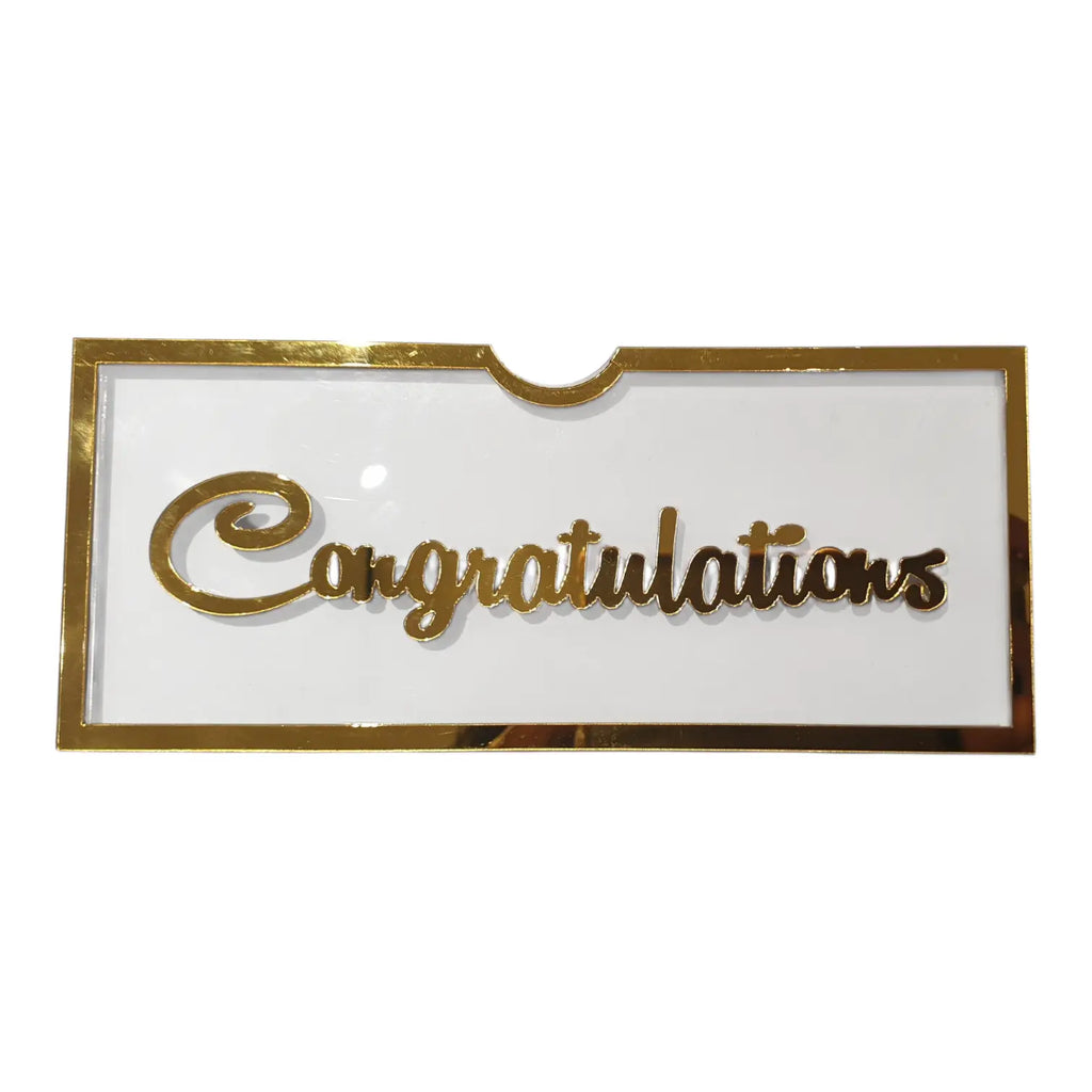 Acrylic Money Envelope Sparkles