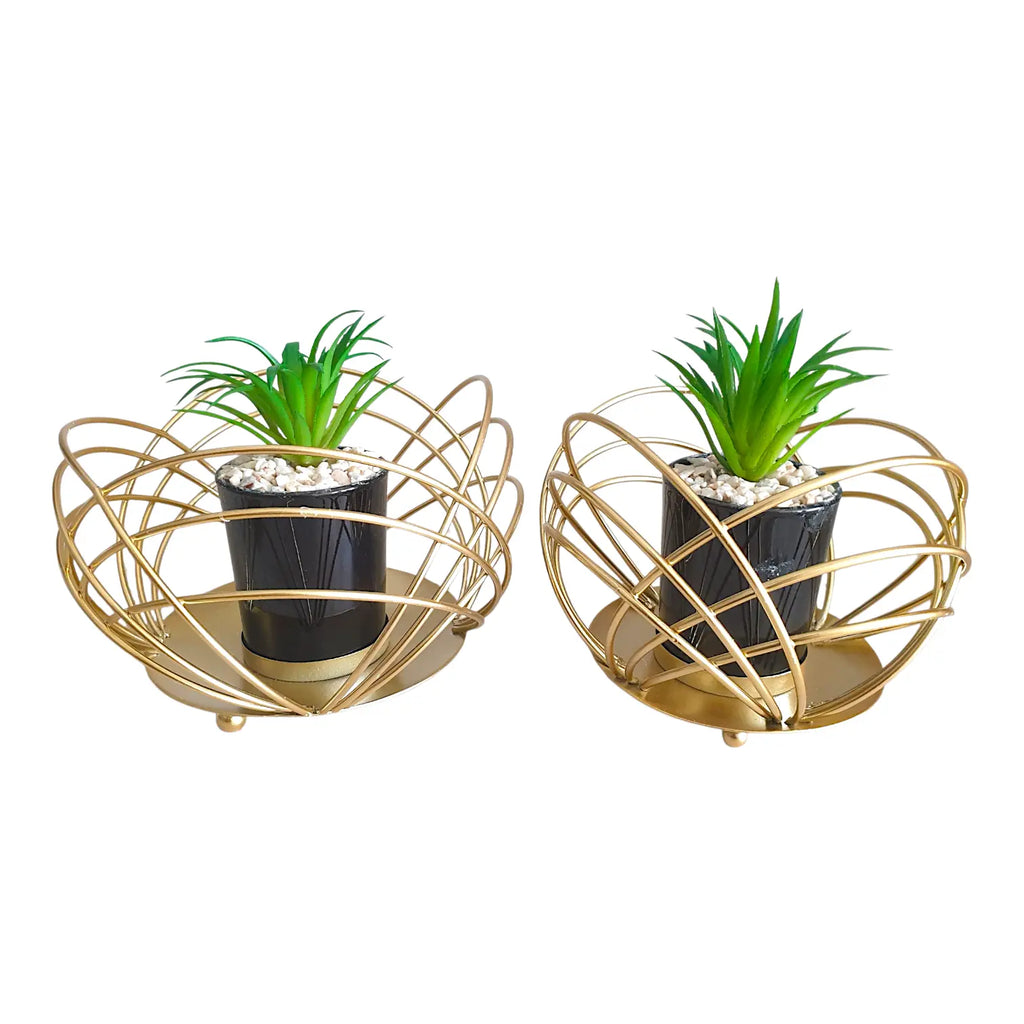 Caged plant pot Sparkles