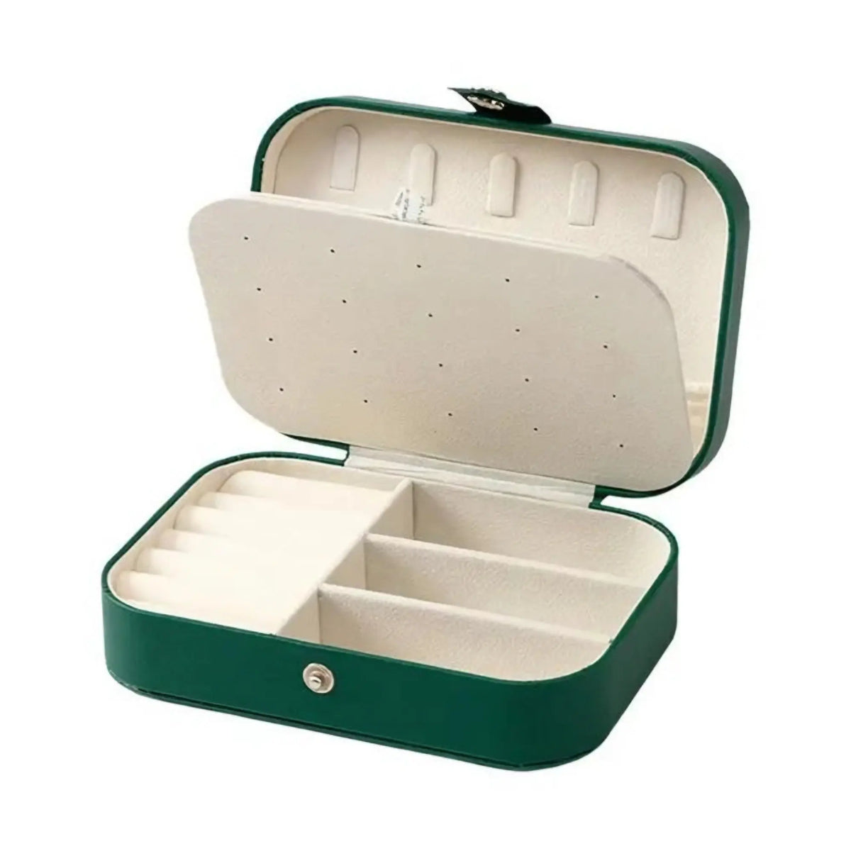 Emerald Luxe Jewelry Organizer Box Sparkles