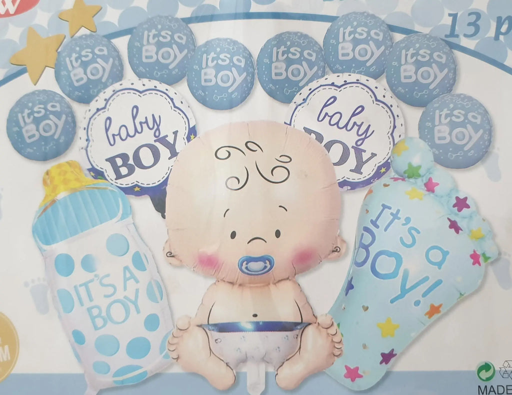 Foil Balloons baby boy Sparkles