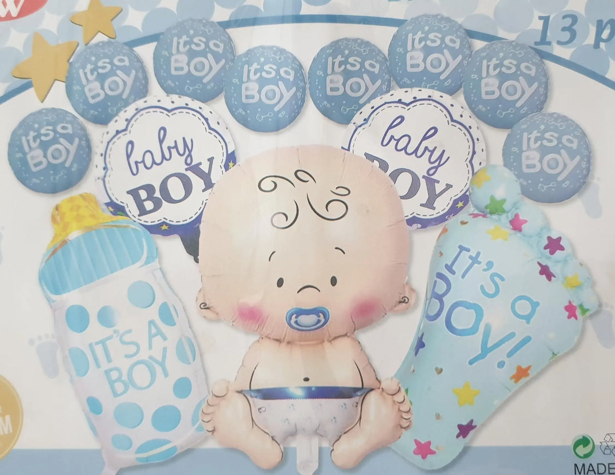 Foil Balloons baby boy Sparkles
