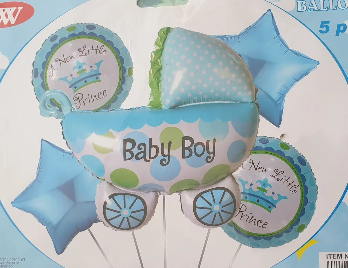 Foil Balloons baby boy Sparkles