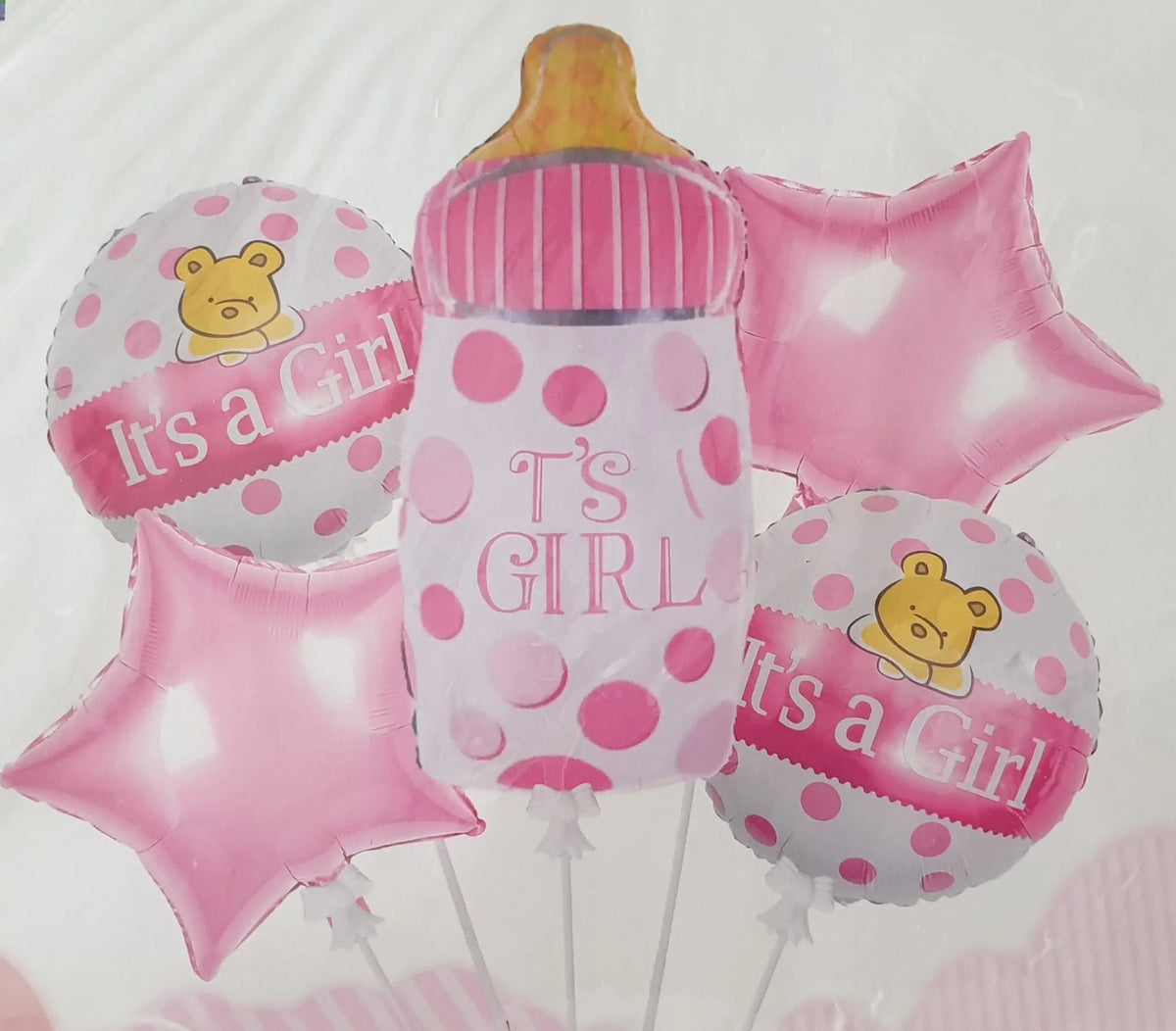 Foil Balloons (Baby Girl) Sparkles