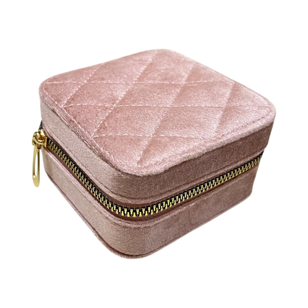 Velvet texture mini portable jewellery box Sparkles