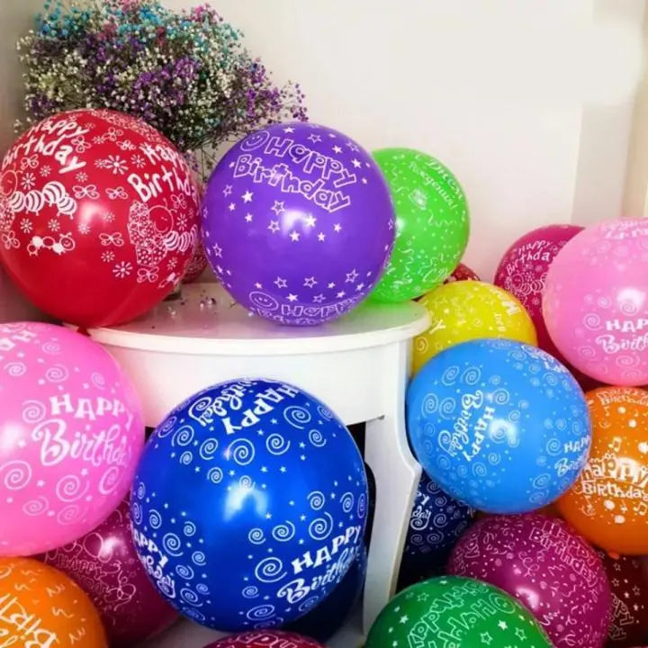 Printed Latex Text balloons Sparkles
