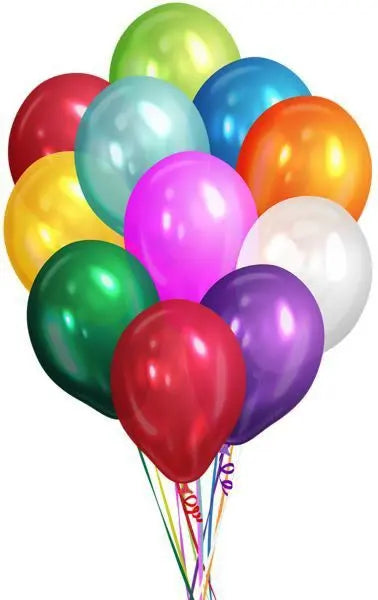 Chrome/Metallic Balloons Sparkles