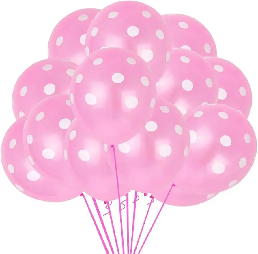 Printed Latex dots balloons Sparkles