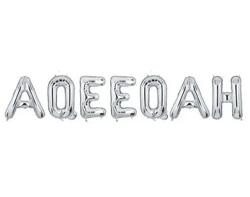 Aqeeqah foil letters balloons Sparkles