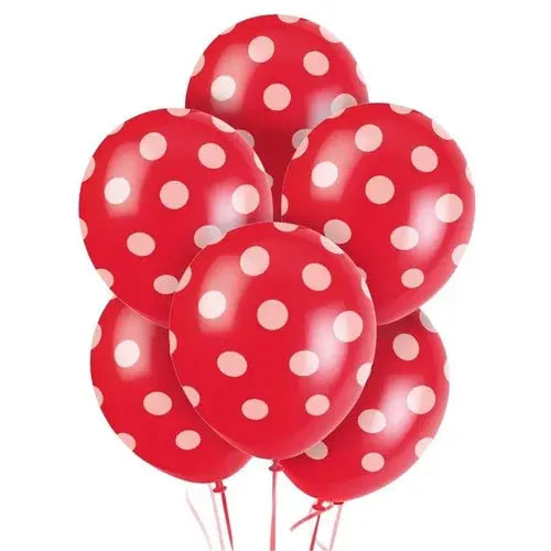 Printed Latex dots balloons Sparkles