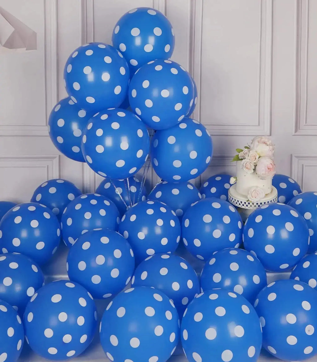 Printed Latex dots balloons Sparkles