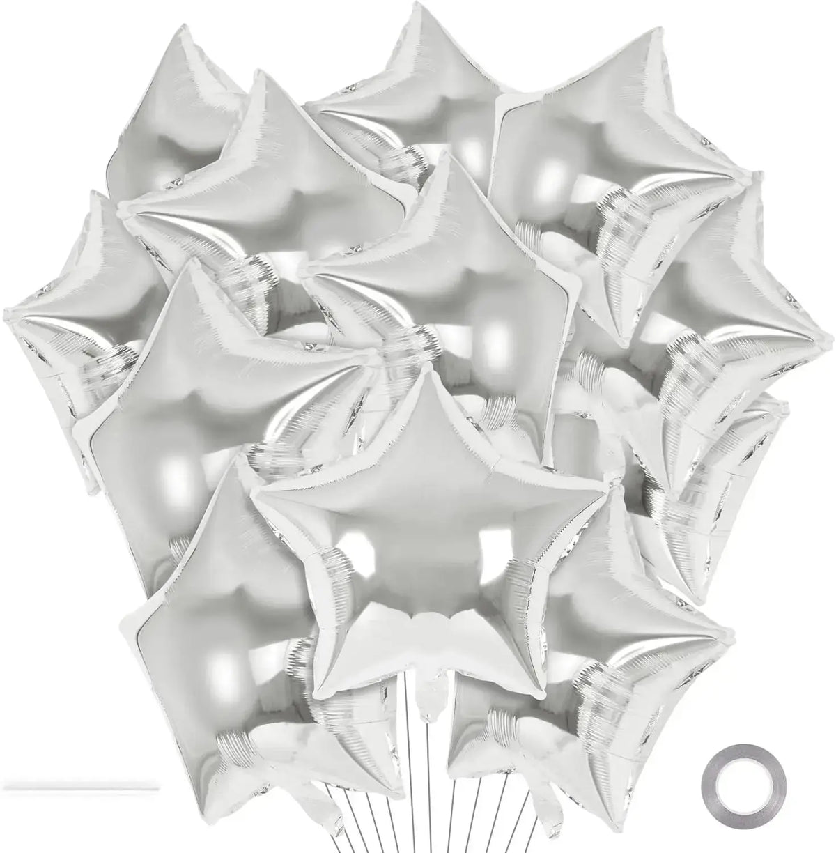 Foil Star Shape balloon 10 Sparkles