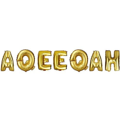 Aqeeqah foil letters balloons Sparkles