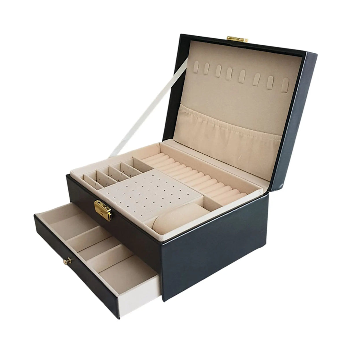 Royale Dual-Layer Jewelry Organizer Box Sparkles