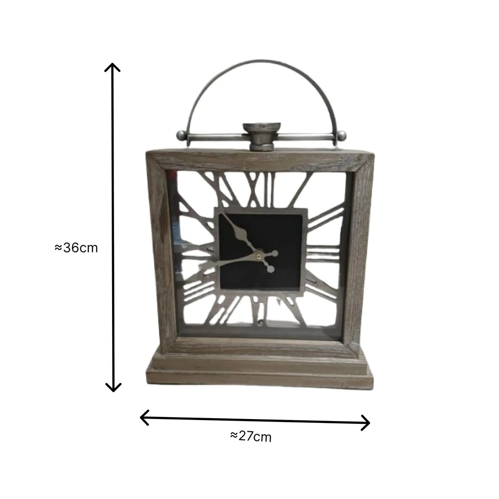 Imp Wooden Clock Sparkles
