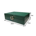 Leather no drawers quilted jewellery box Sparkles