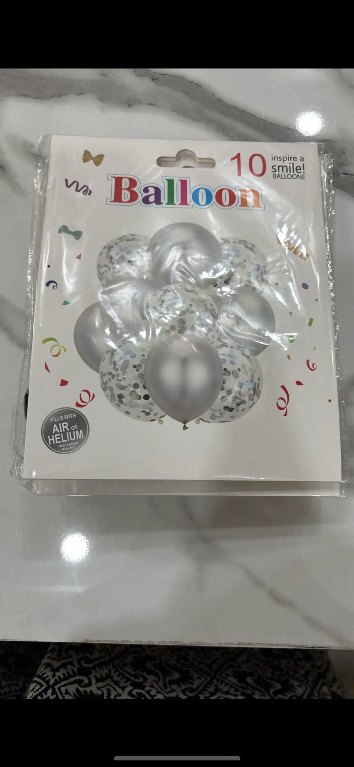 Confetti balloons Sparkles