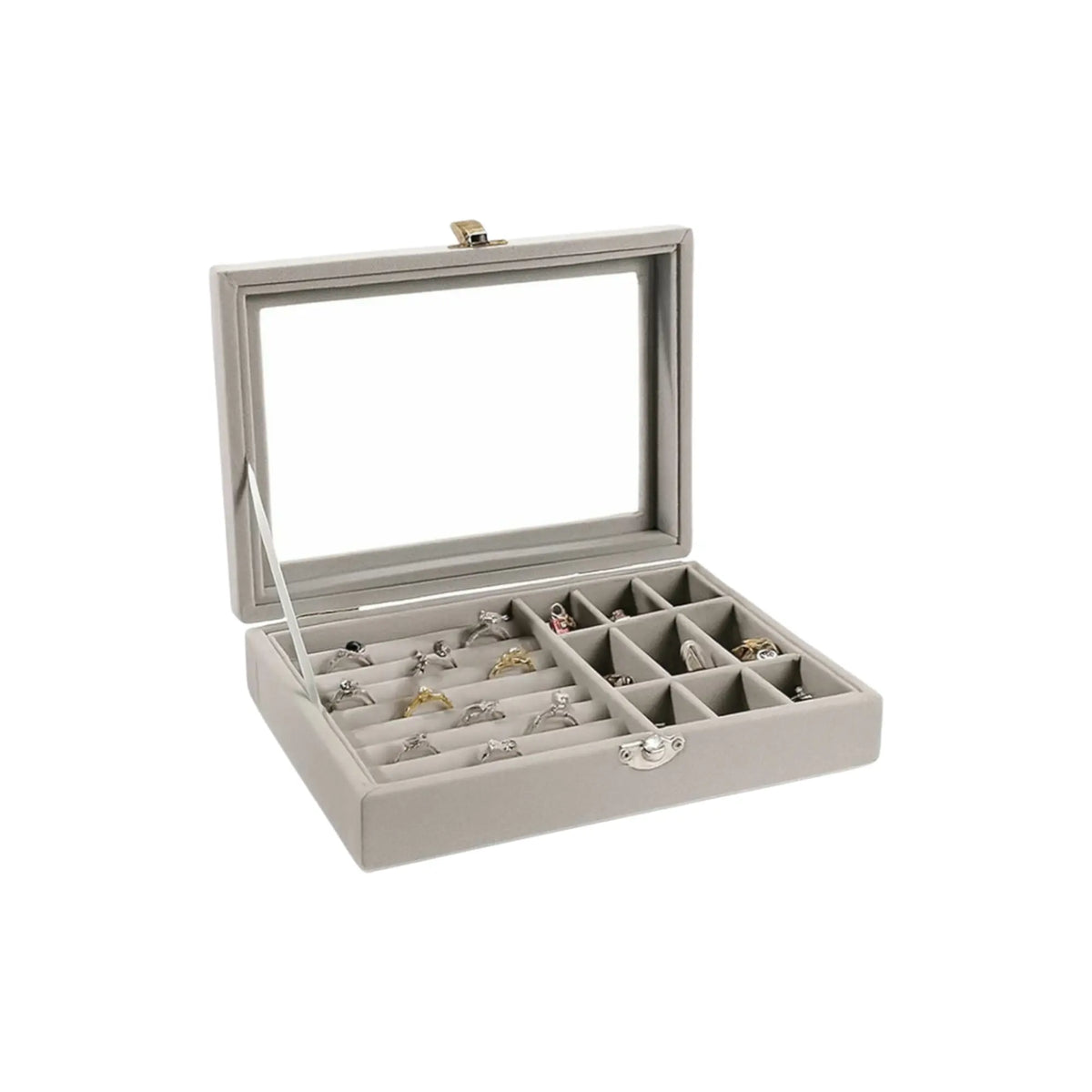 Blush View Jewelry Organizer Box Sparkles