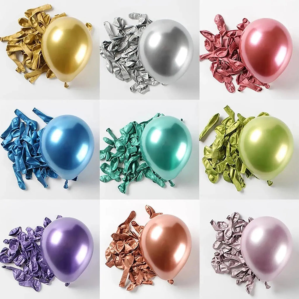 Metallic Balloons Sparkles
