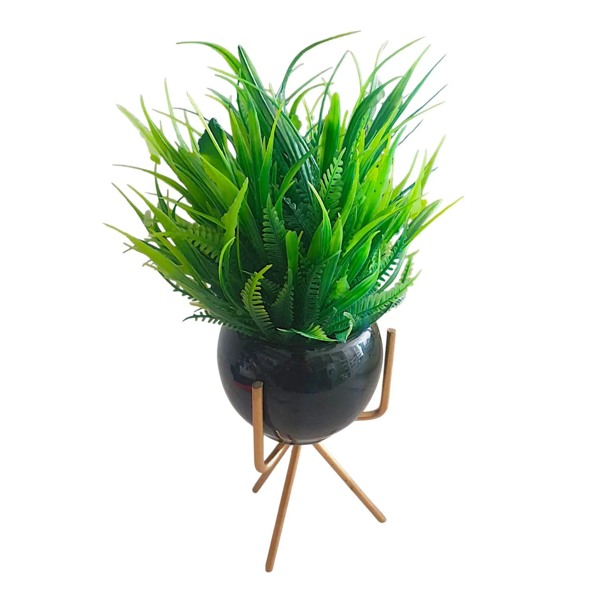 Metal Stand Plant Pot Sparkles
