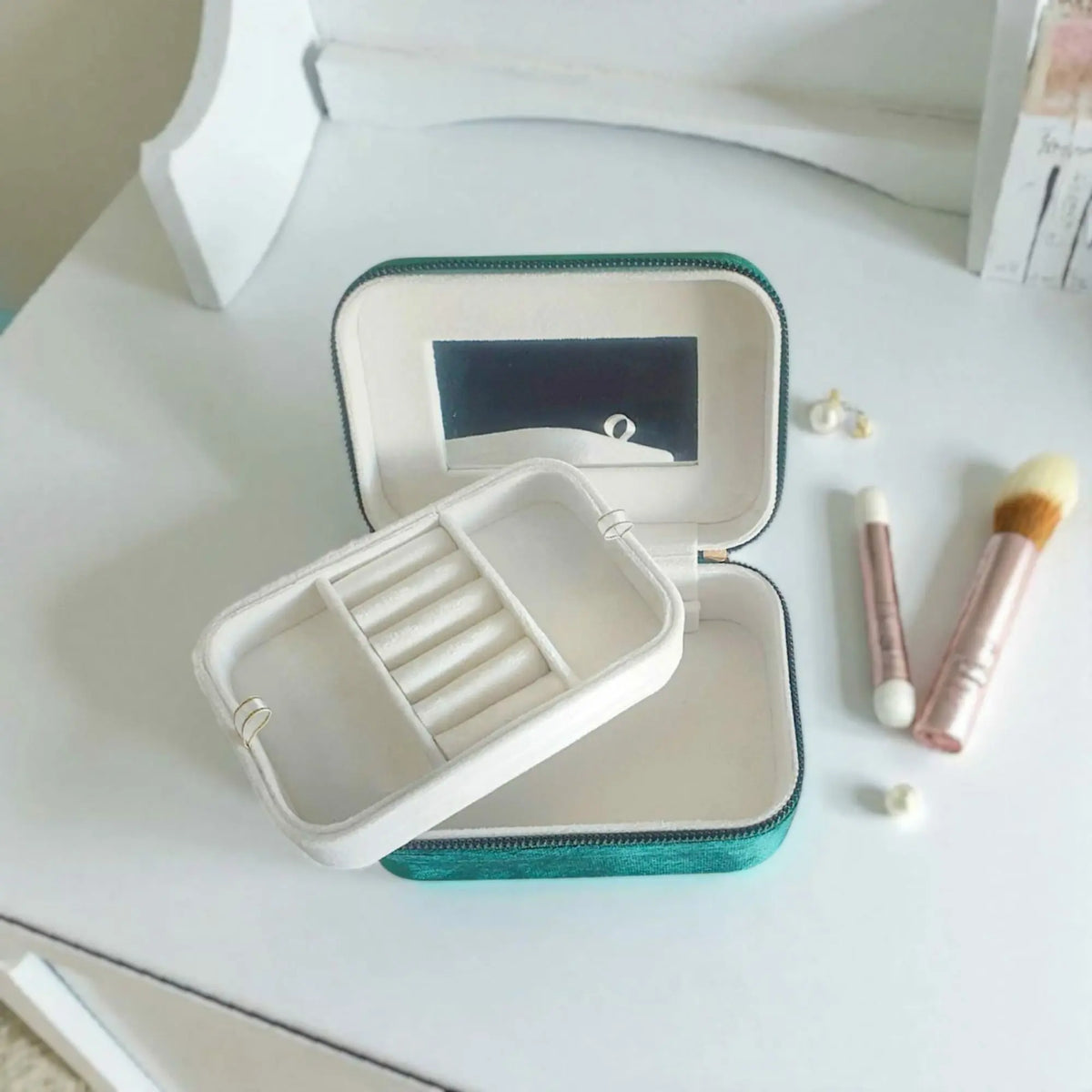 Velvet Travel Jewelry Keeper Sparkles