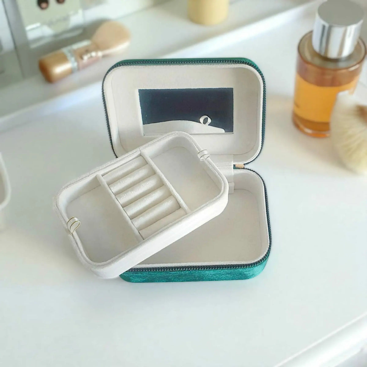 Velvet Travel Jewelry Keeper Sparkles