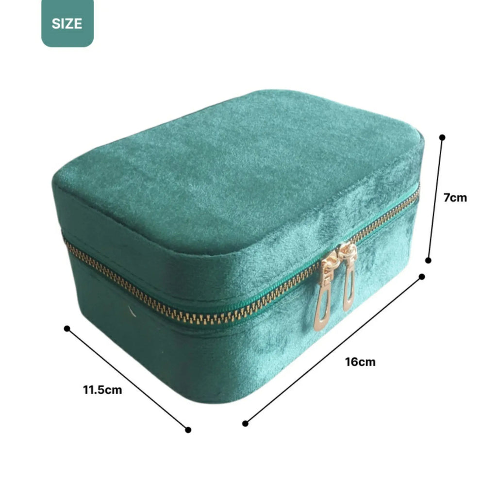 Velvet Travel Jewelry Keeper Sparkles