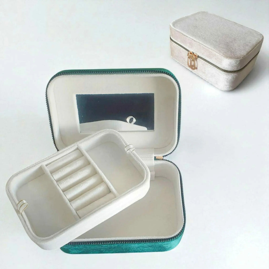 Velvet Travel Jewelry Keeper Sparkles