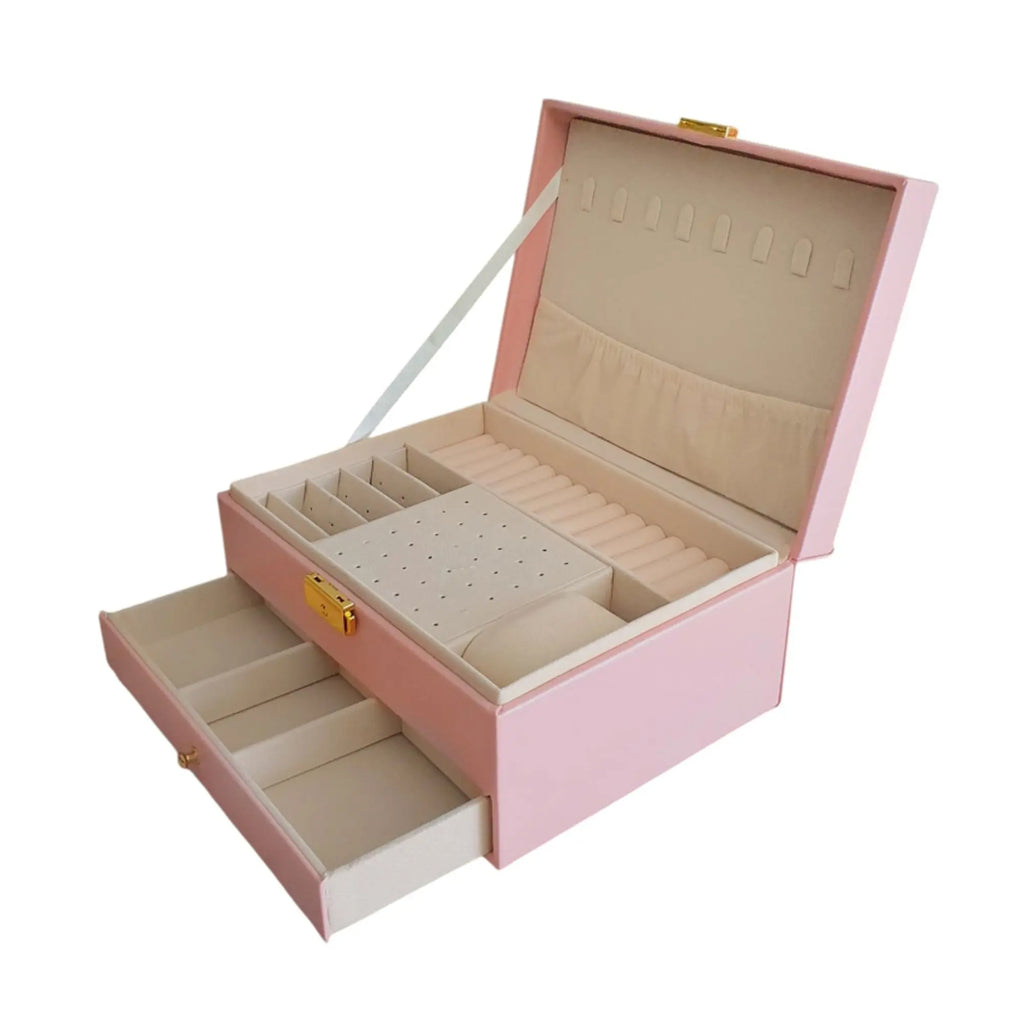 Royale Dual-Layer Jewelry Organizer Box Sparkles