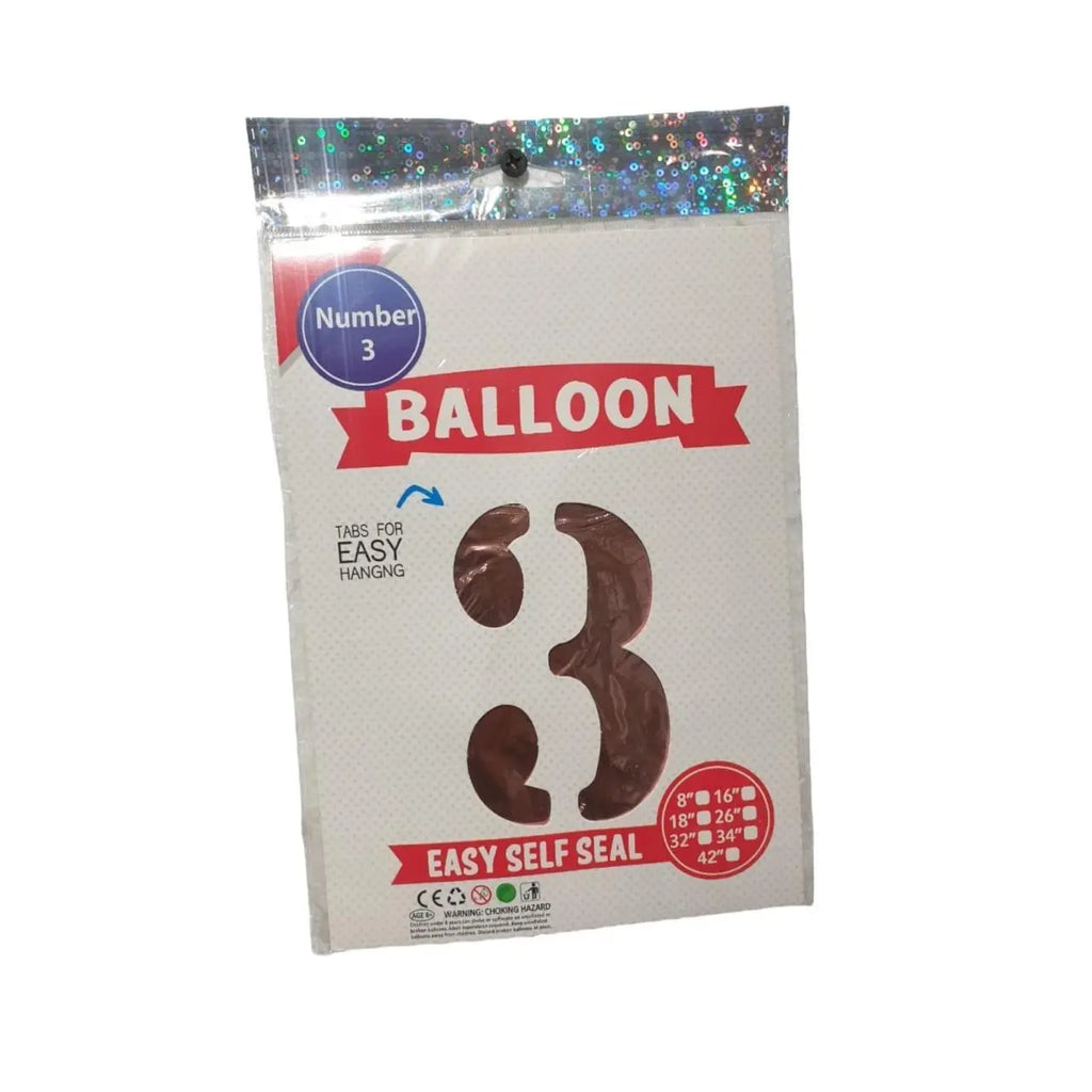 Foil Balloons Numbers 32inches Sparkles