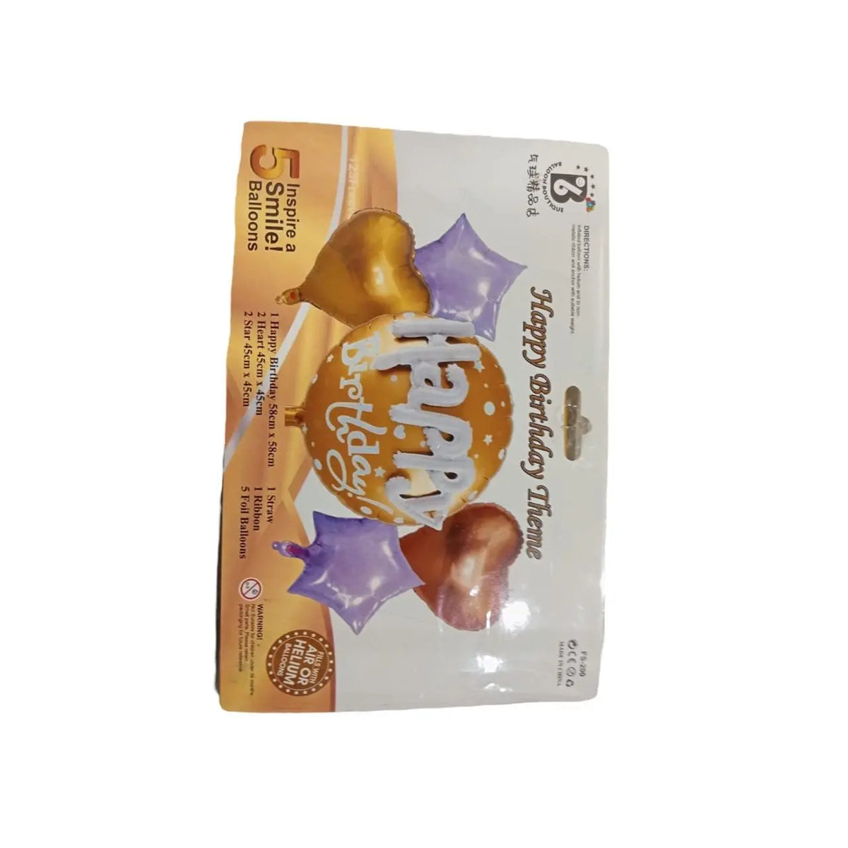 Foil Balloons (Birthday) Sparkles