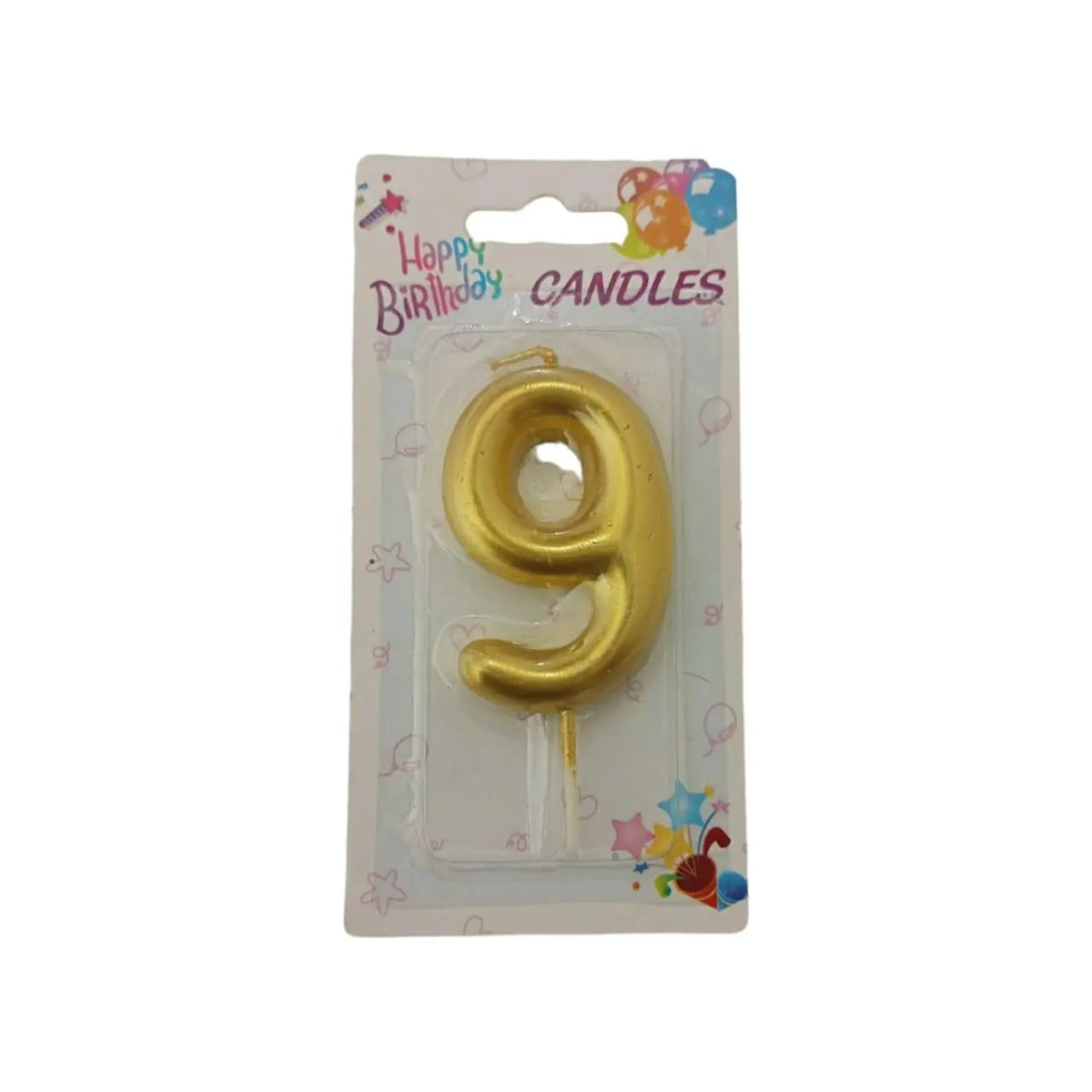 Number Cake Candles (0-9) Sparkles