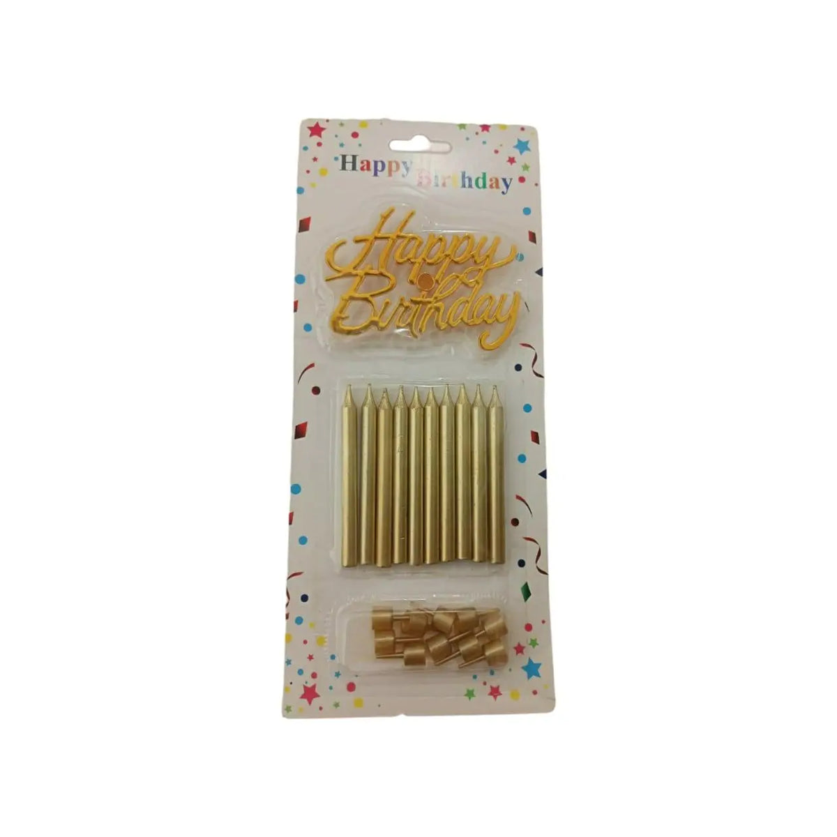 Cake Candles ('Happy Birthday') Sparkles