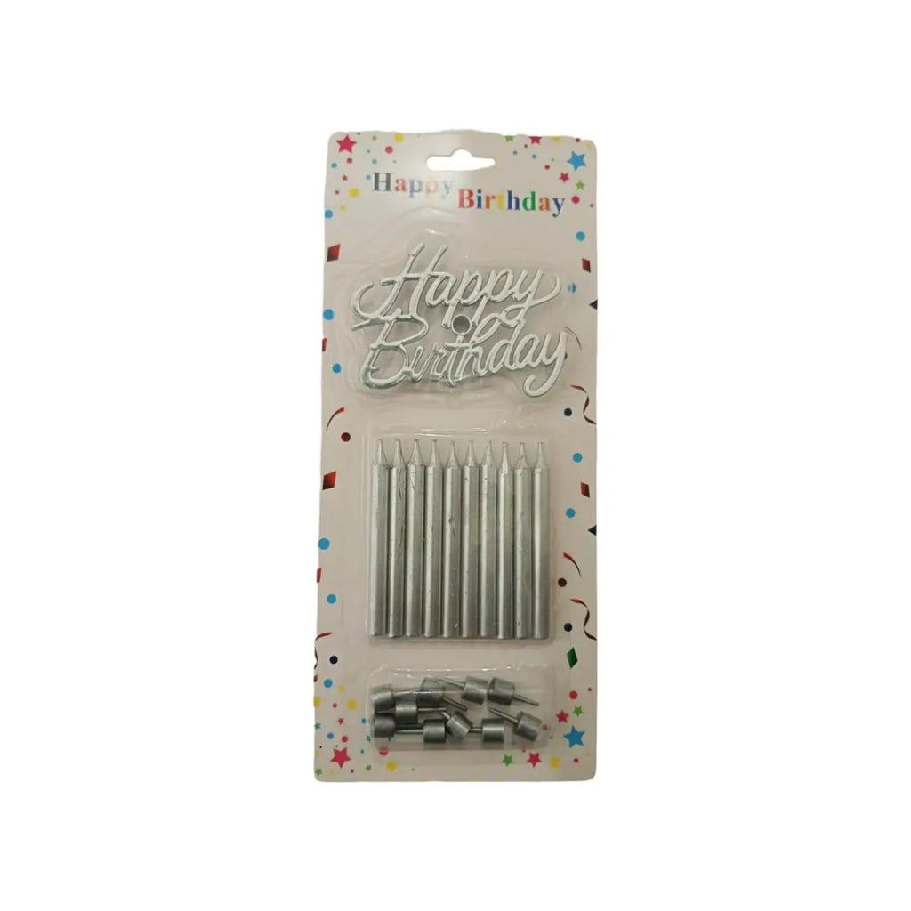 Cake Candles ('Happy Birthday') Sparkles