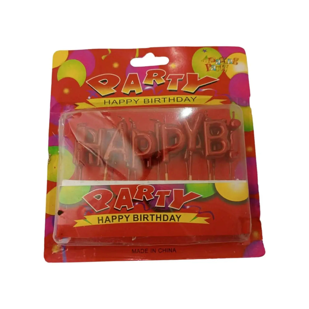 Cake Candles ('Happy Birthday') Sparkles