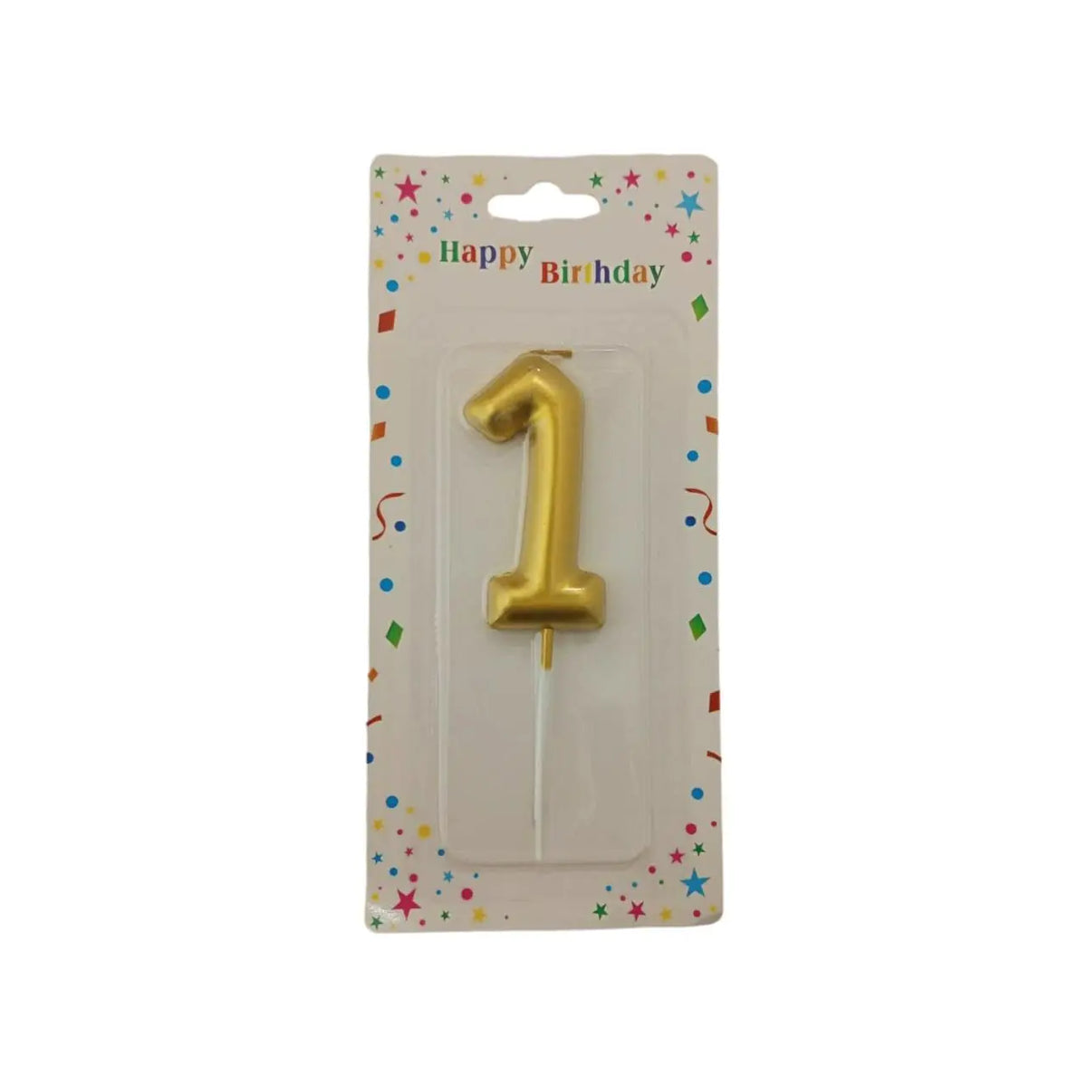 Number Cake Candles (0-9) Sparkles