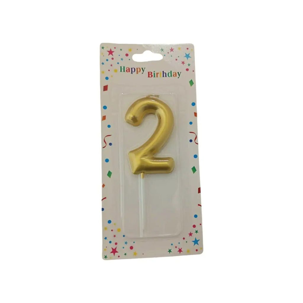 Number Cake Candles (0-9) Sparkles
