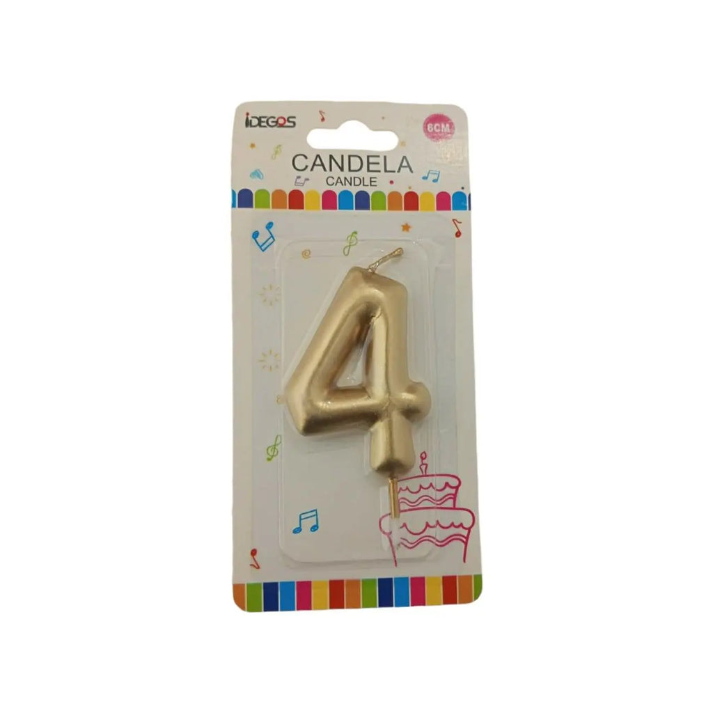 Number Cake Candles (0-9) Sparkles
