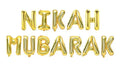 Foil Balloons (Nikkah Mubarak) Sparkles