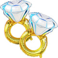 Foil Balloons (Diamond Ring) Sparkles