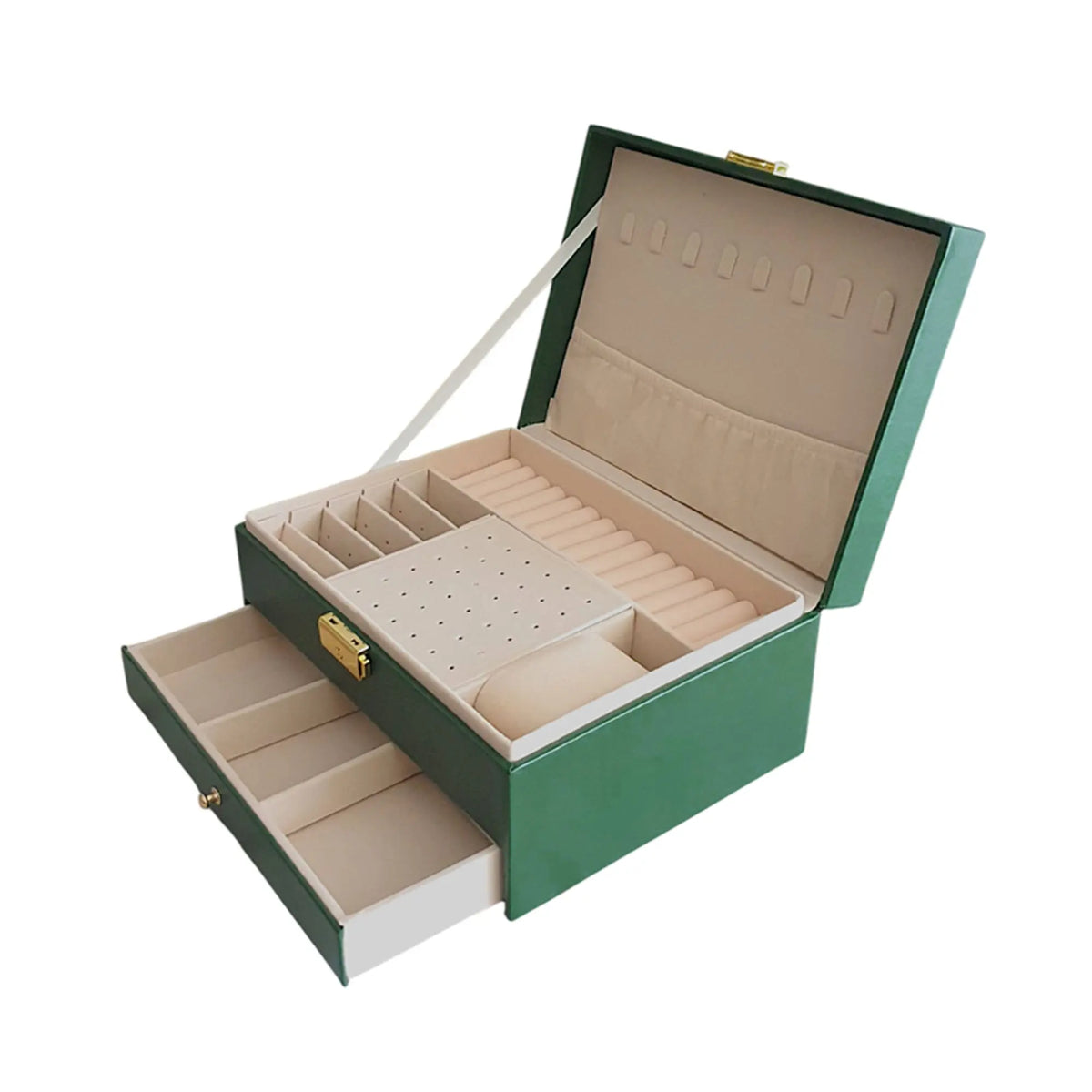 Royale Dual-Layer Jewelry Organizer Box Sparkles