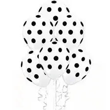 Printed Latex dots balloons Sparkles