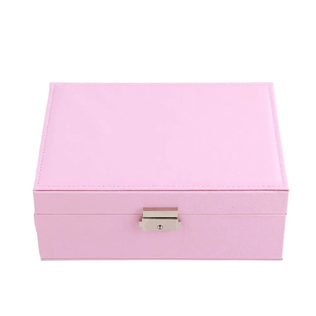Blush Velvet Jewelry Organizer Box Sparkles