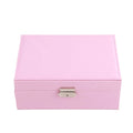 Blush Velvet Jewelry Organizer Box Sparkles